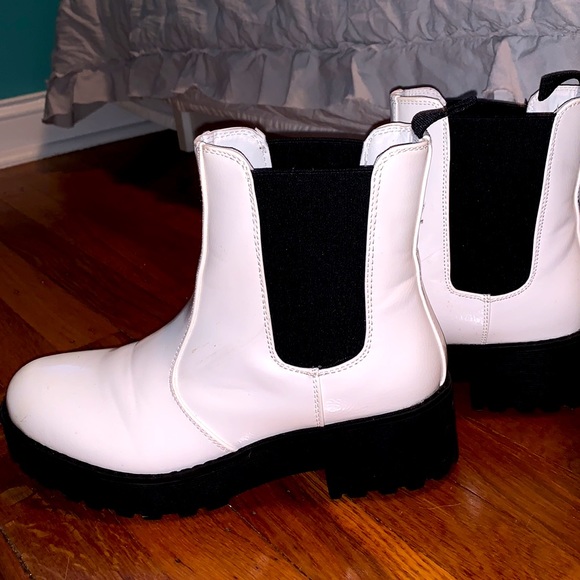 White Platform Boots - Picture 3 of 3